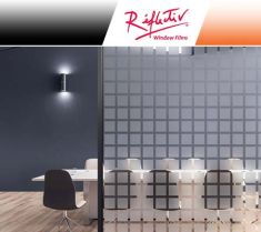 Pellicola quadrati smerigliati 45 mm