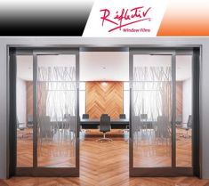 Pellicola decorativa curve smerigliate