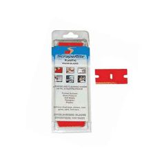 Lame per raschietto in plastica 100 pz lama 2,5cm