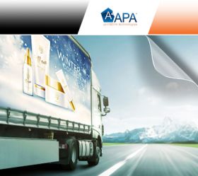 Laminazione opaca per stampa truck film APA
